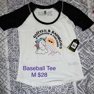 Zumba®️ Baseball Tee - M